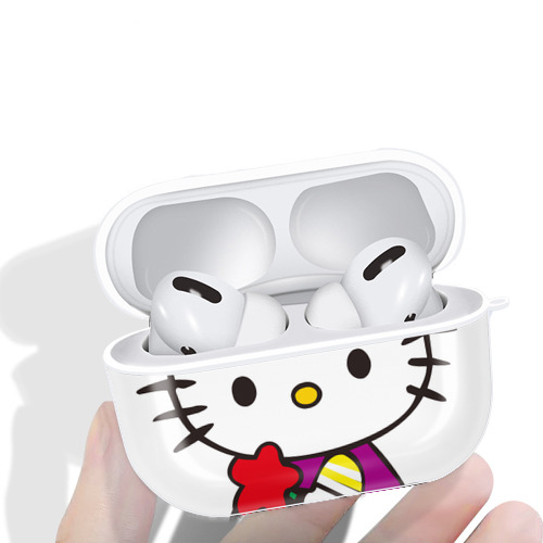 Hello Kitty ハローキティ 【AirPods Pro用】ハードシェル保護ケース 耐衝撃・防指紋・カラビナ付き商品仕様