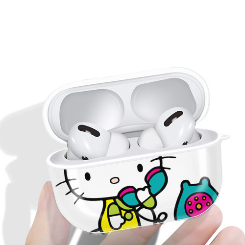 Hello Kitty ハローキティ 【AirPods Pro用】ハードシェル保護ケース 耐衝撃・防指紋・カラビナ付き商品仕様