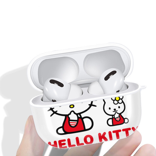 Hello Kitty ハローキティ 【AirPods Pro用】ハードシェル保護ケース 耐衝撃・防指紋・カラビナ付き商品仕様