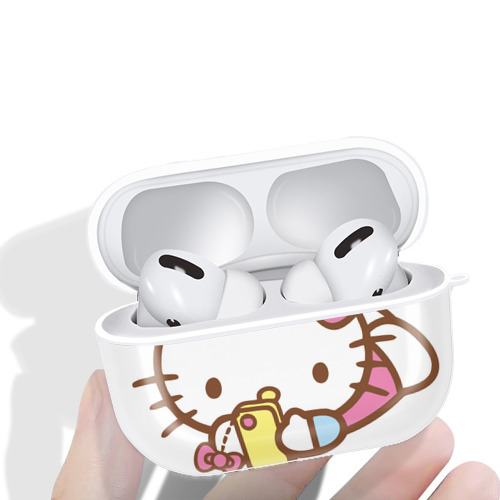 Hello Kitty ハローキティ 【AirPods Pro用】ハードシェル保護ケース 耐衝撃・防指紋・カラビナ付き商品仕様