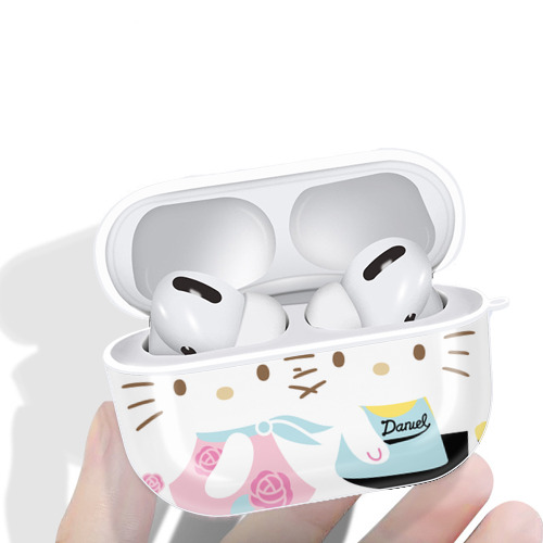 Hello Kitty ハローキティ 【AirPods Pro用】ハードシェル保護ケース 耐衝撃・防指紋・カラビナ付き商品仕様