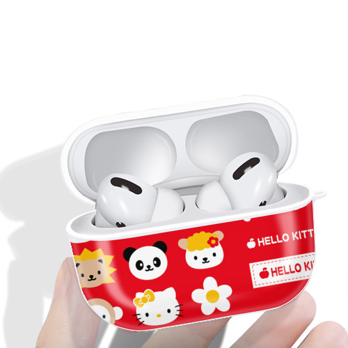 Hello Kitty ハローキティ 【AirPods Pro用】ハードシェル保護ケース 耐衝撃・防指紋・カラビナ付き商品仕様