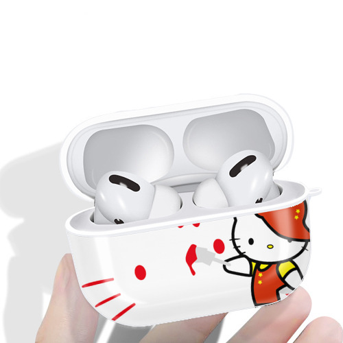 Hello Kitty ハローキティ 【AirPods Pro用】ハードシェル保護ケース 耐衝撃・防指紋・カラビナ付き商品仕様