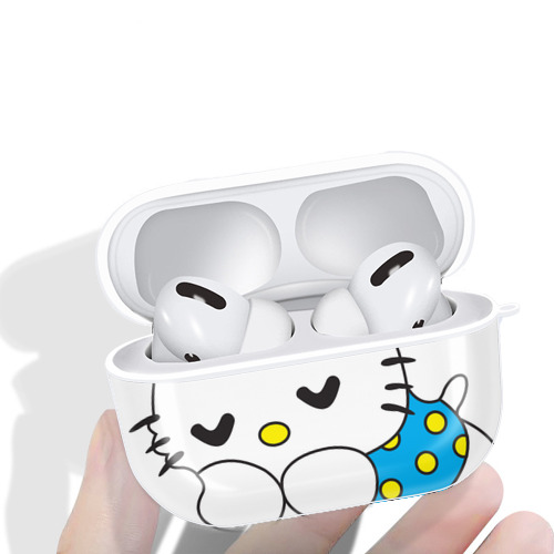 Hello Kitty ハローキティ 【AirPods Pro用】ハードシェル保護ケース 耐衝撃・防指紋・カラビナ付き商品仕様