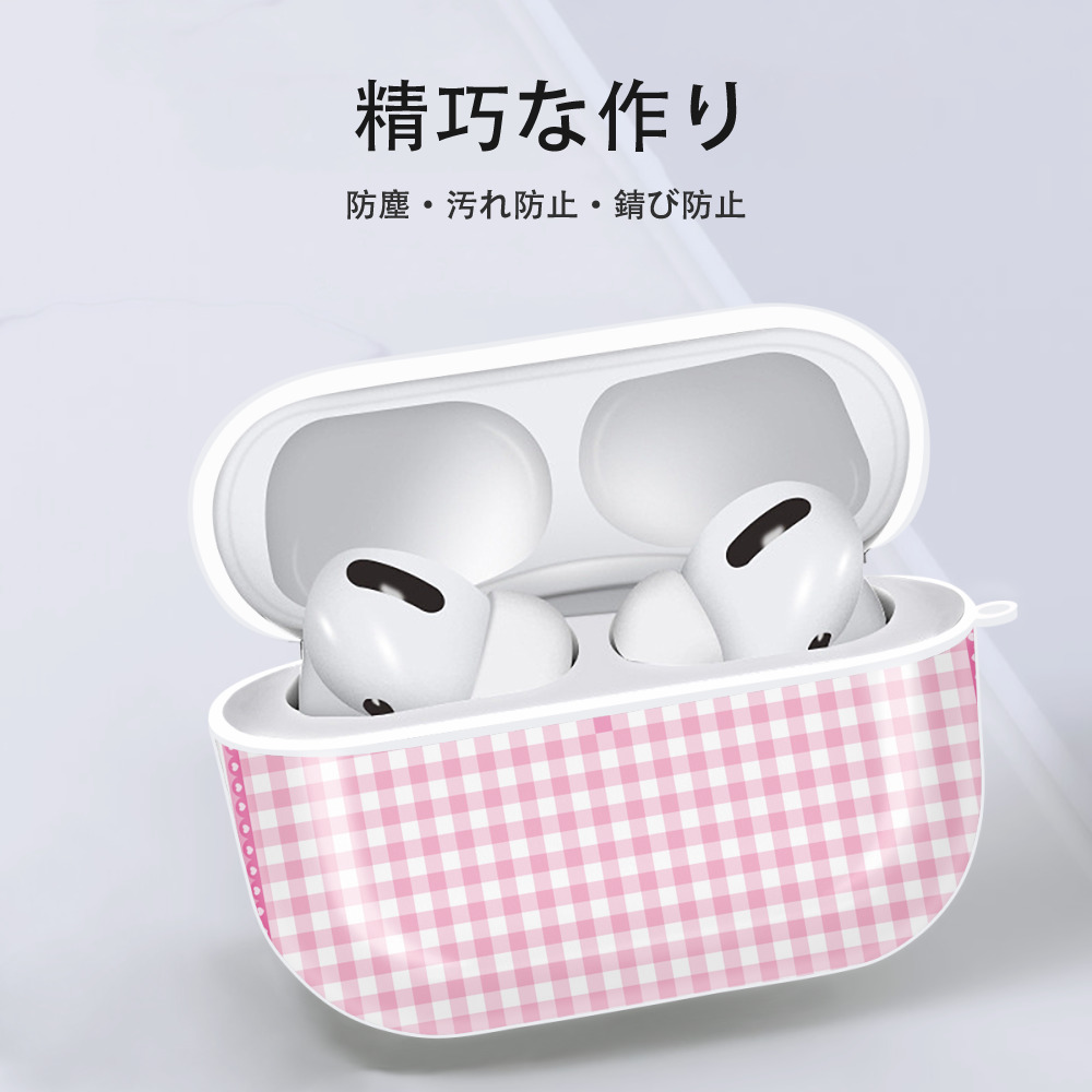 Hello Kitty ハローキティ 【AirPods Pro用】ハードシェル保護ケース 耐衝撃・防指紋・カラビナ付き商品仕様