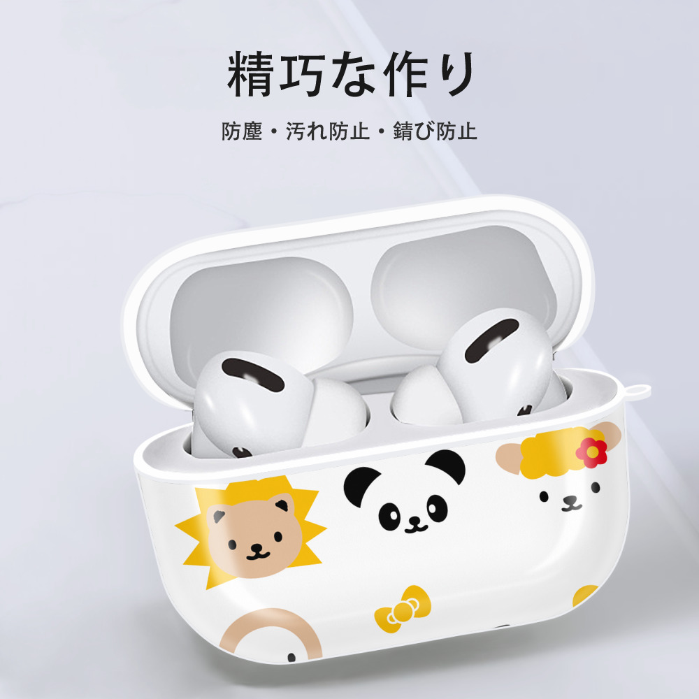 Hello Kitty ハローキティ 【AirPods Pro用】ハードシェル保護ケース 耐衝撃・防指紋・カラビナ付き商品仕様