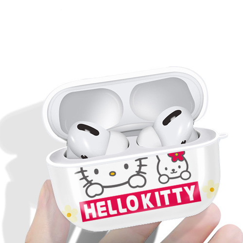 Hello Kitty ハローキティ 【AirPods Pro用】ハードシェル保護ケース 耐衝撃・防指紋・カラビナ付き商品仕様