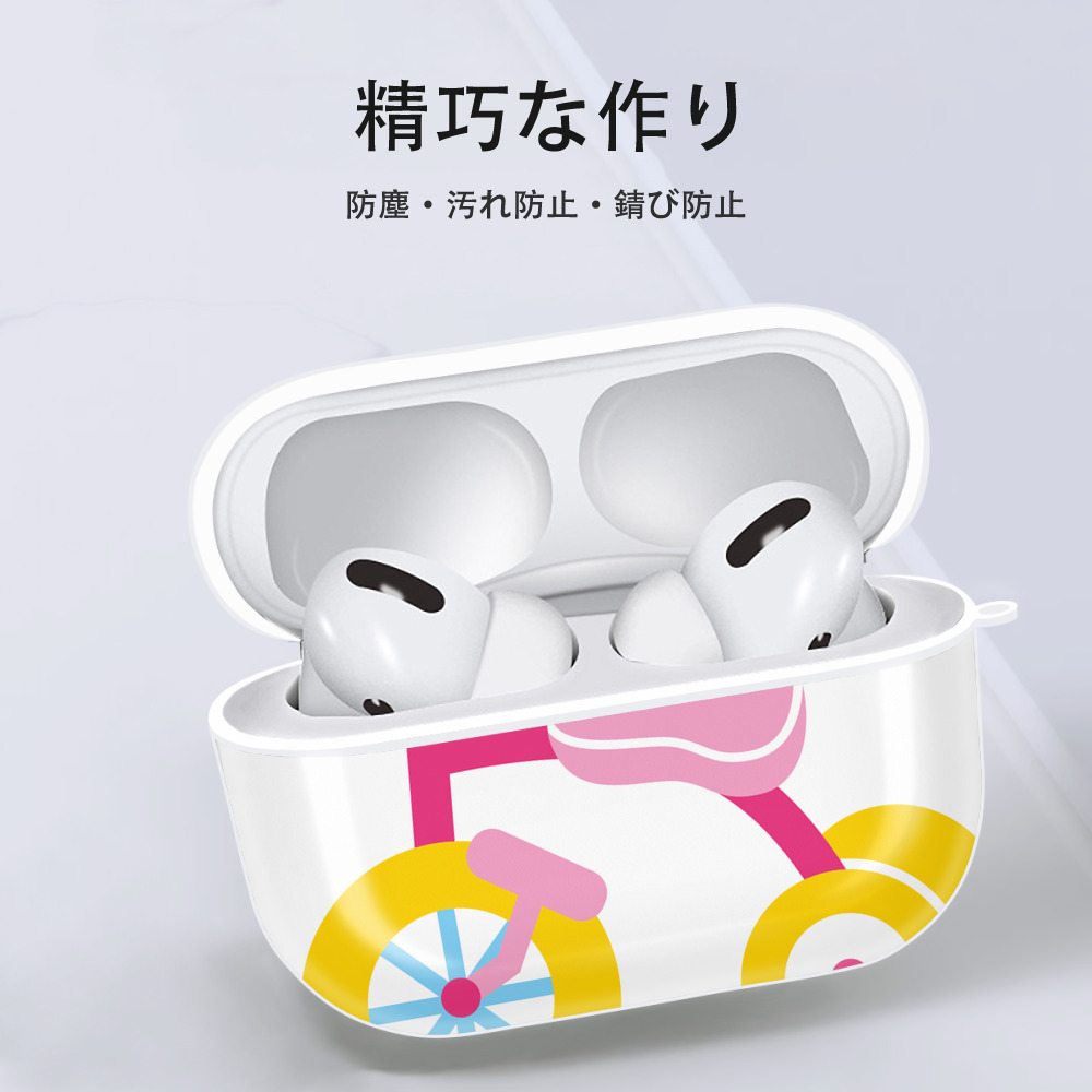 Hello Kitty ハローキティ 【AirPods Pro用】ハードシェル保護ケース 耐衝撃・防指紋・カラビナ付き商品仕様