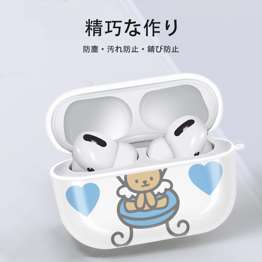 Hello Kitty ハローキティ 【AirPods Pro用】ハードシェル保護ケース 耐衝撃・防指紋・カラビナ付き商品仕様