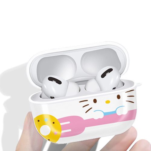 Hello Kitty ハローキティ 【AirPods Pro用】ハードシェル保護ケース 耐衝撃・防指紋・カラビナ付き商品仕様