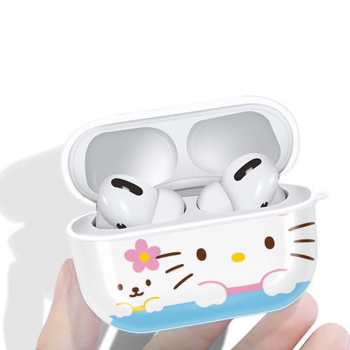 Hello Kitty ハローキティ 【AirPods Pro用】ハードシェル保護ケース 耐衝撃・防指紋・カラビナ付き商品仕様