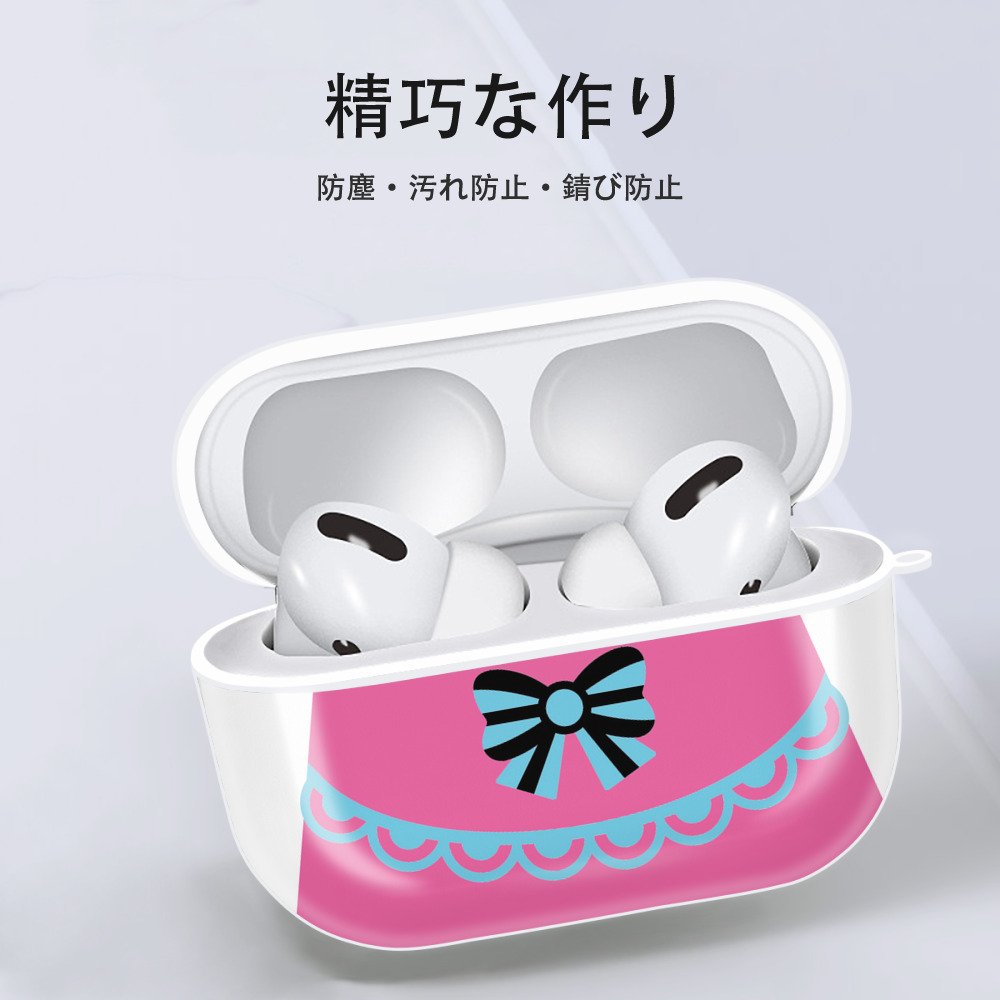 Hello Kitty ハローキティ 【AirPods Pro用】ハードシェル保護ケース 耐衝撃・防指紋・カラビナ付き商品仕様