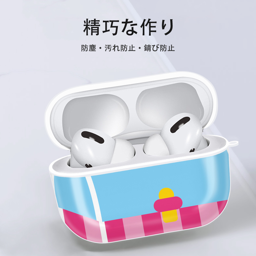 Hello Kitty ハローキティ 【AirPods Pro用】ハードシェル保護ケース 耐衝撃・防指紋・カラビナ付き商品仕様