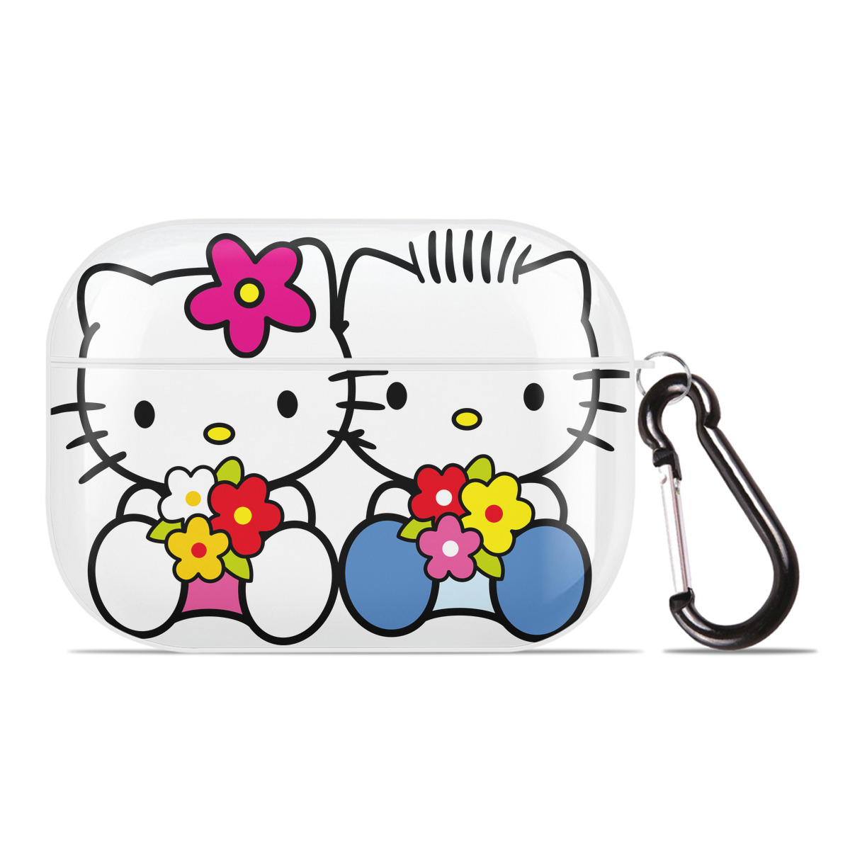 （画像用） Hello Kitty ハローキティ 【AirPods Pro用】ハードシェル保護ケース 耐衝撃・防指紋・カラビナ付き商品仕様