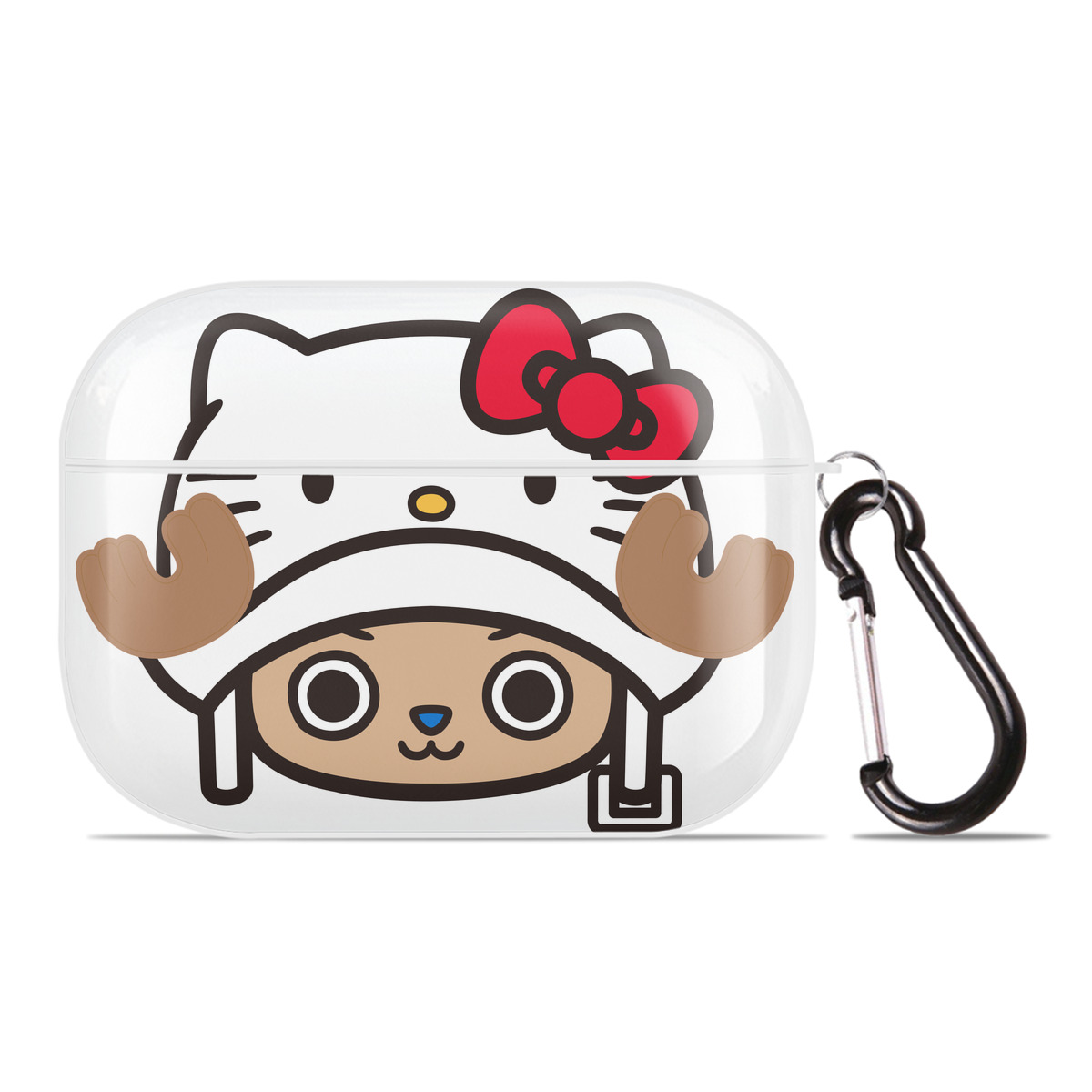 （画像用） Hello Kitty ハローキティ 【AirPods Pro用】ハードシェル保護ケース 耐衝撃・防指紋・カラビナ付き商品仕様