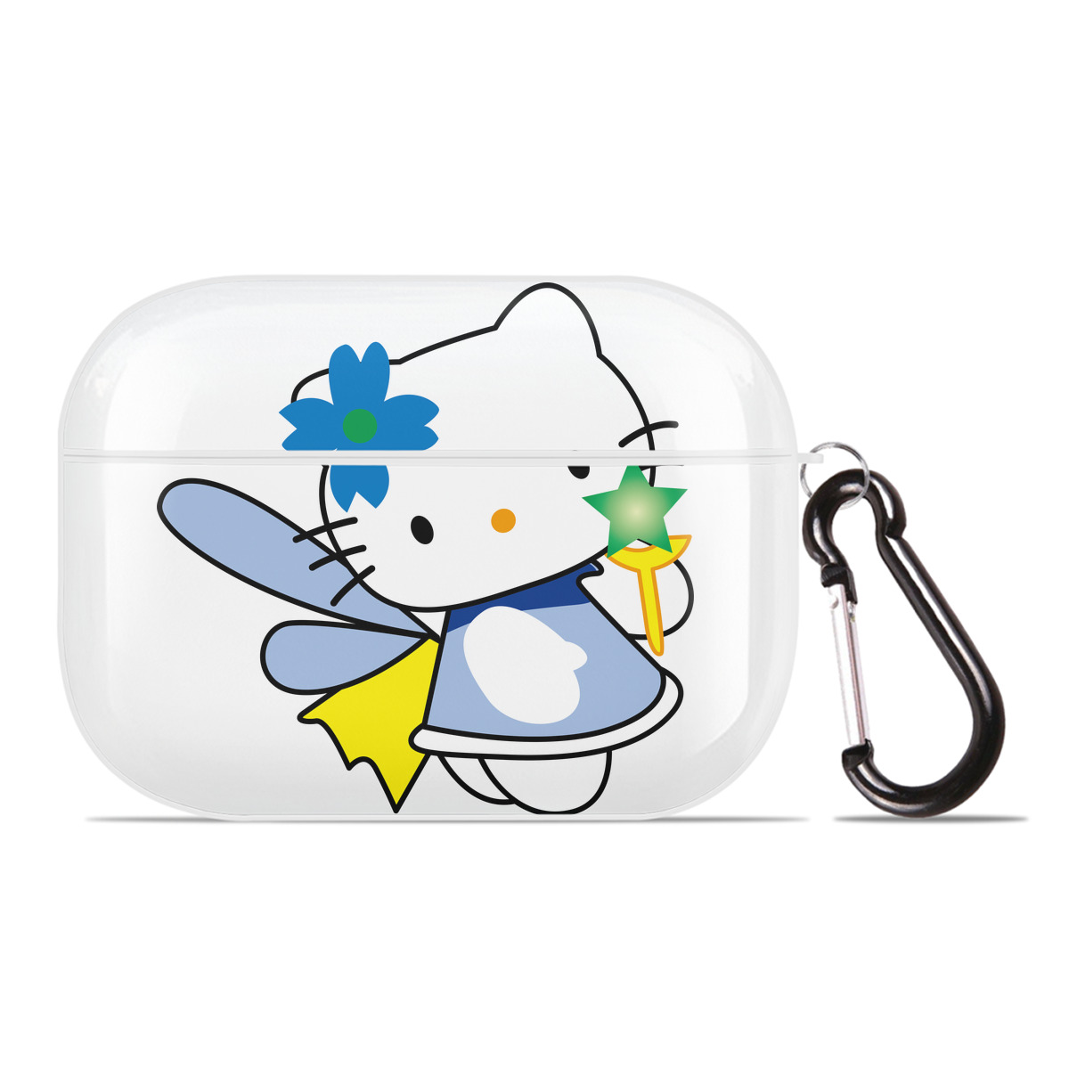 （画像用） Hello Kitty ハローキティ 【AirPods Pro用】ハードシェル保護ケース 耐衝撃・防指紋・カラビナ付き商品仕様