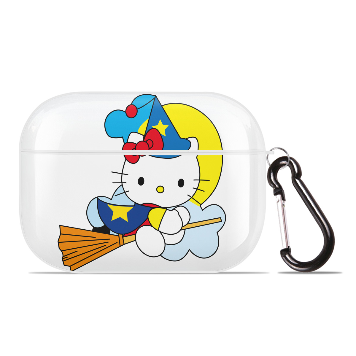 （画像用） Hello Kitty ハローキティ 【AirPods Pro用】ハードシェル保護ケース 耐衝撃・防指紋・カラビナ付き商品仕様