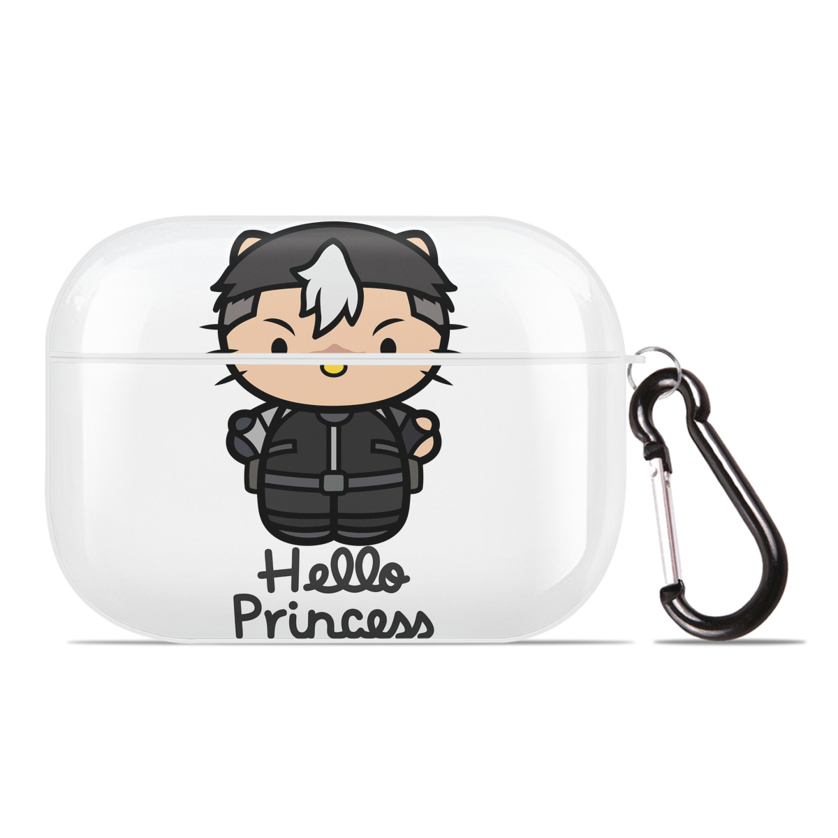 （画像用） Hello Kitty ハローキティ 【AirPods Pro用】ハードシェル保護ケース 耐衝撃・防指紋・カラビナ付き商品仕様