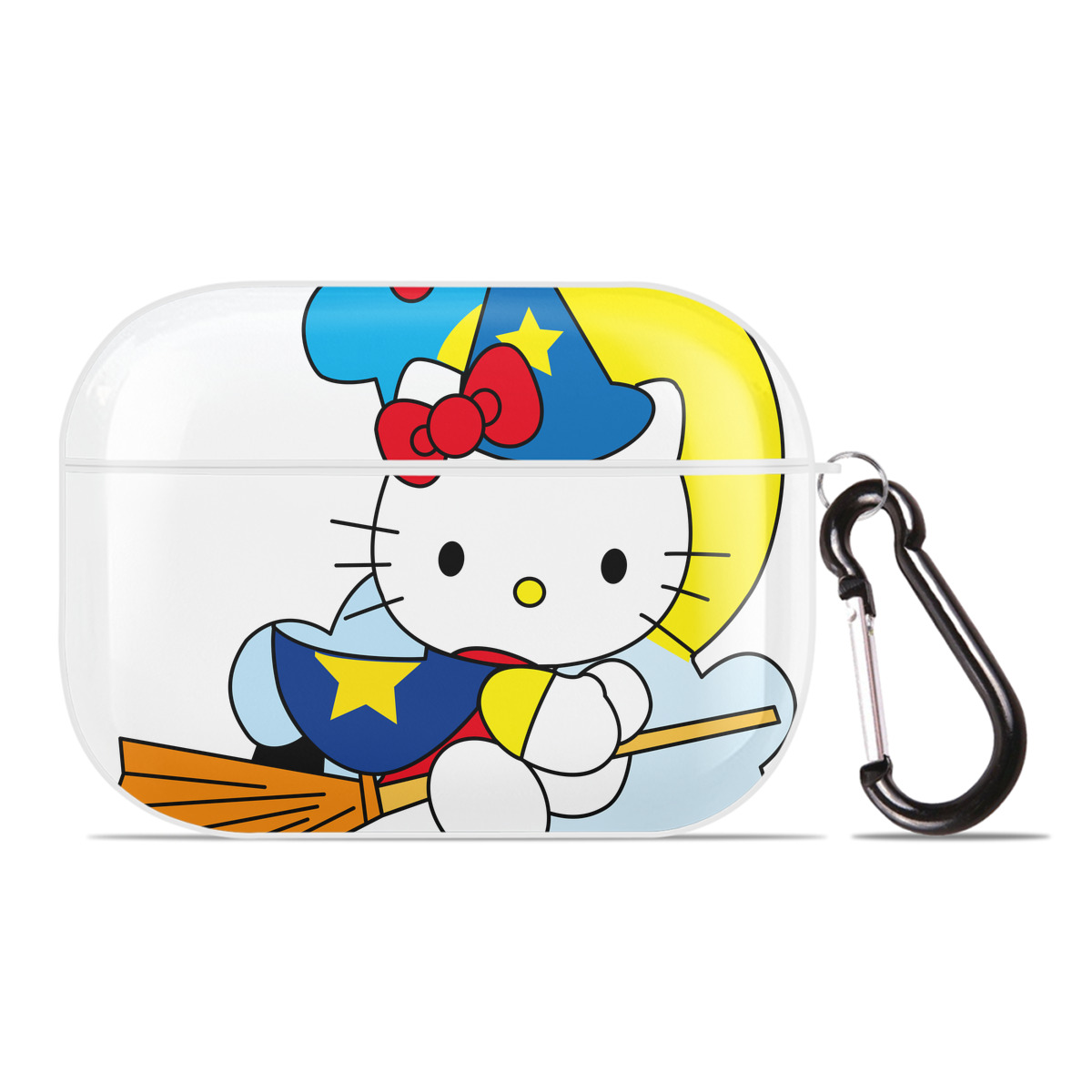 （画像用） Hello Kitty ハローキティ 【AirPods Pro用】ハードシェル保護ケース 耐衝撃・防指紋・カラビナ付き商品仕様