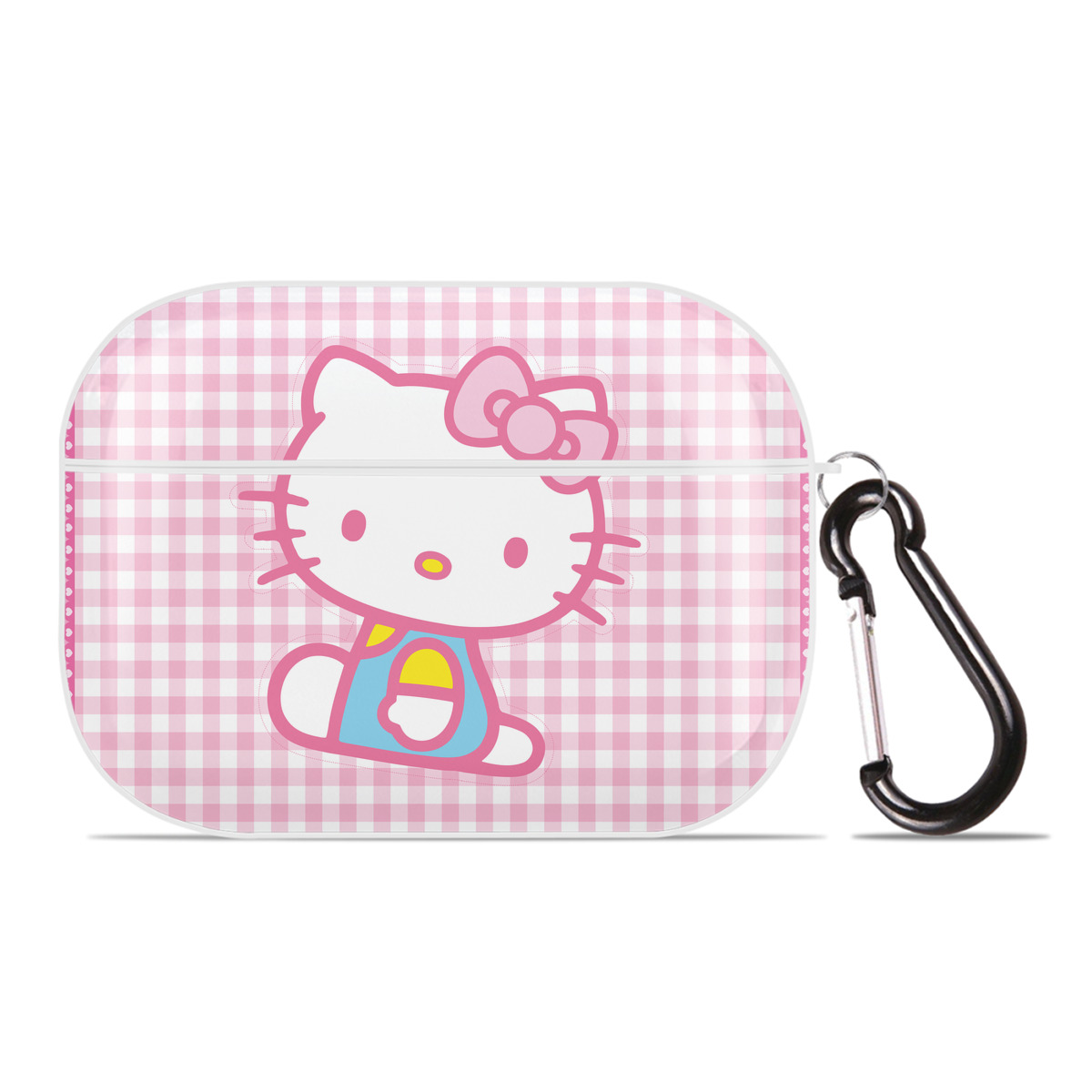（画像用） Hello Kitty ハローキティ 【AirPods Pro用】ハードシェル保護ケース 耐衝撃・防指紋・カラビナ付き商品仕様