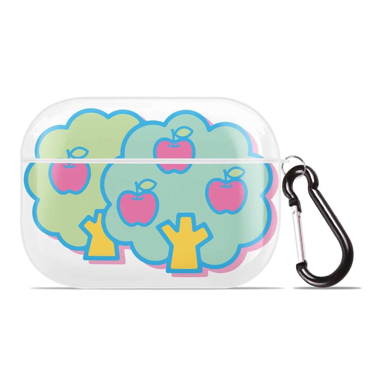 （画像用） Hello Kitty ハローキティ 【AirPods Pro用】ハードシェル保護ケース 耐衝撃・防指紋・カラビナ付き商品仕様