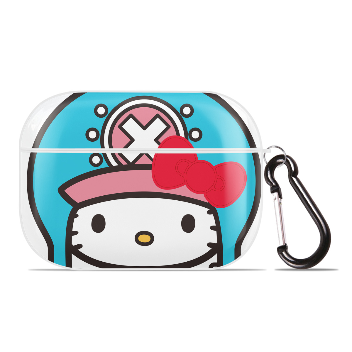 （画像用） Hello Kitty ハローキティ 【AirPods Pro用】ハードシェル保護ケース 耐衝撃・防指紋・カラビナ付き商品仕様