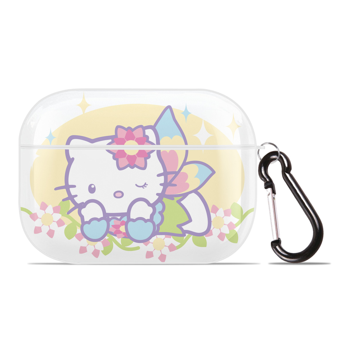 （画像用） Hello Kitty ハローキティ 【AirPods Pro用】ハードシェル保護ケース 耐衝撃・防指紋・カラビナ付き商品仕様