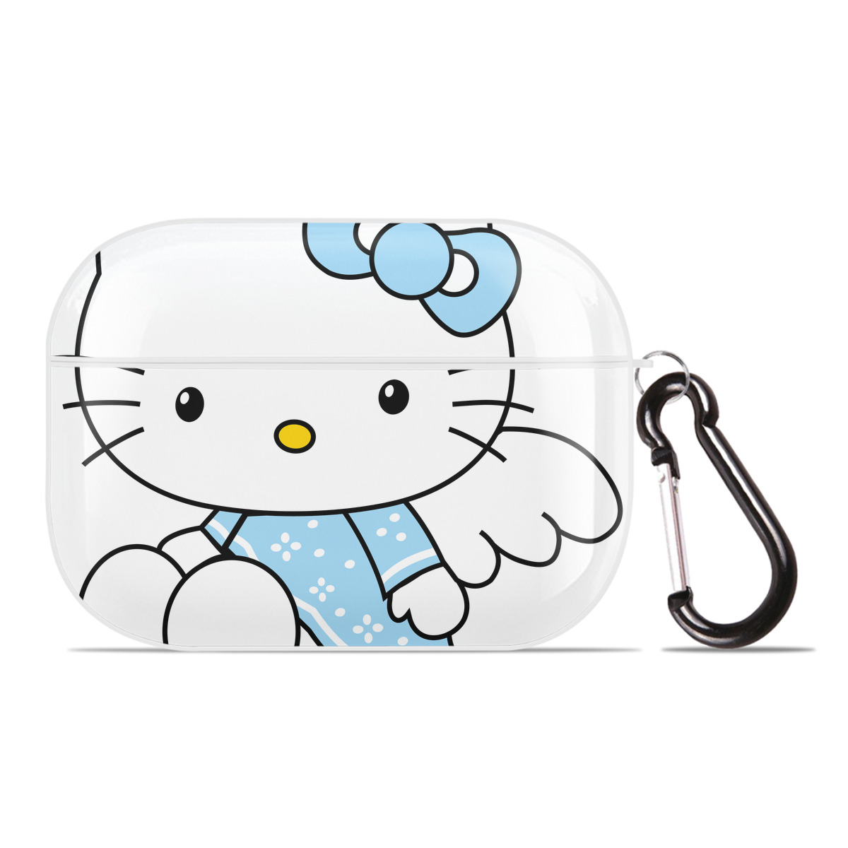 （画像用） Hello Kitty ハローキティ 【AirPods Pro用】ハードシェル保護ケース 耐衝撃・防指紋・カラビナ付き商品仕様