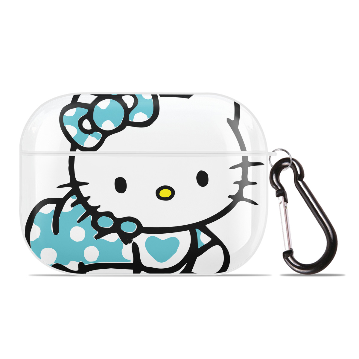 （画像用） Hello Kitty ハローキティ 【AirPods Pro用】ハードシェル保護ケース 耐衝撃・防指紋・カラビナ付き商品仕様