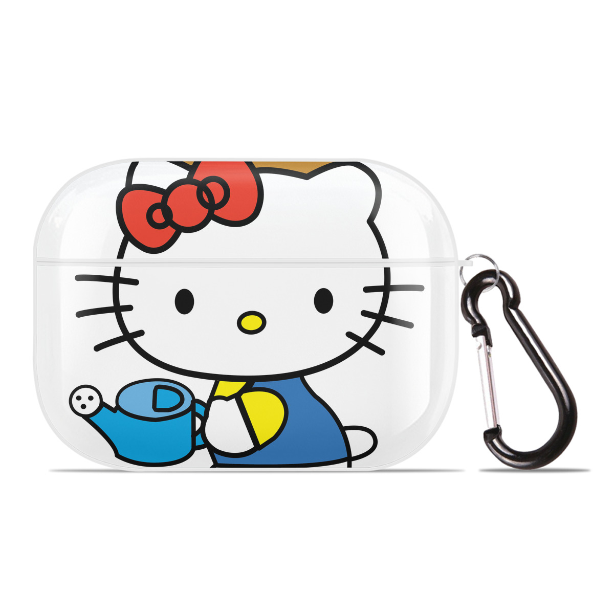 （画像用） Hello Kitty ハローキティ 【AirPods Pro用】ハードシェル保護ケース 耐衝撃・防指紋・カラビナ付き商品仕様