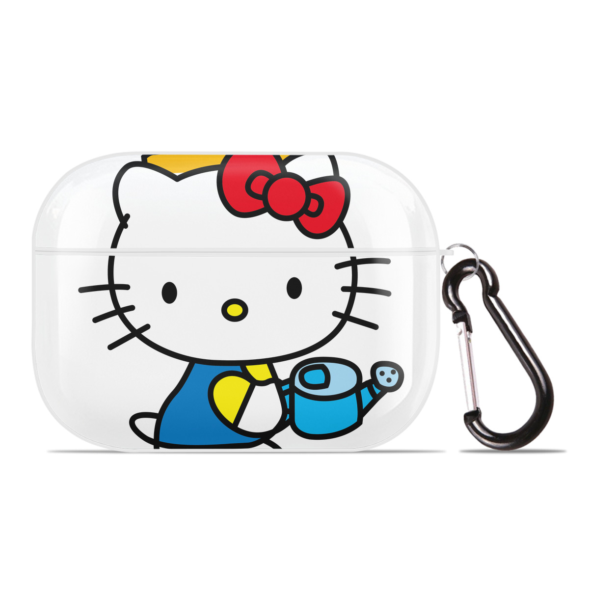 （画像用） Hello Kitty ハローキティ 【AirPods Pro用】ハードシェル保護ケース 耐衝撃・防指紋・カラビナ付き商品仕様