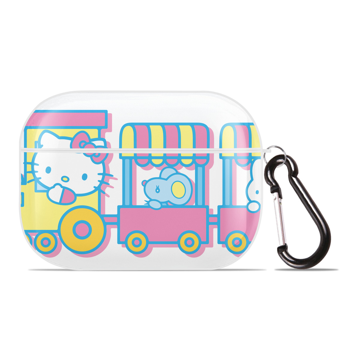 （画像用） Hello Kitty ハローキティ 【AirPods Pro用】ハードシェル保護ケース 耐衝撃・防指紋・カラビナ付き商品仕様
