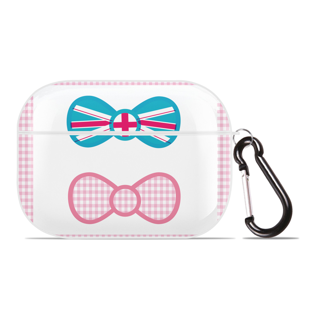 （画像用） Hello Kitty ハローキティ 【AirPods Pro用】ハードシェル保護ケース 耐衝撃・防指紋・カラビナ付き商品仕様