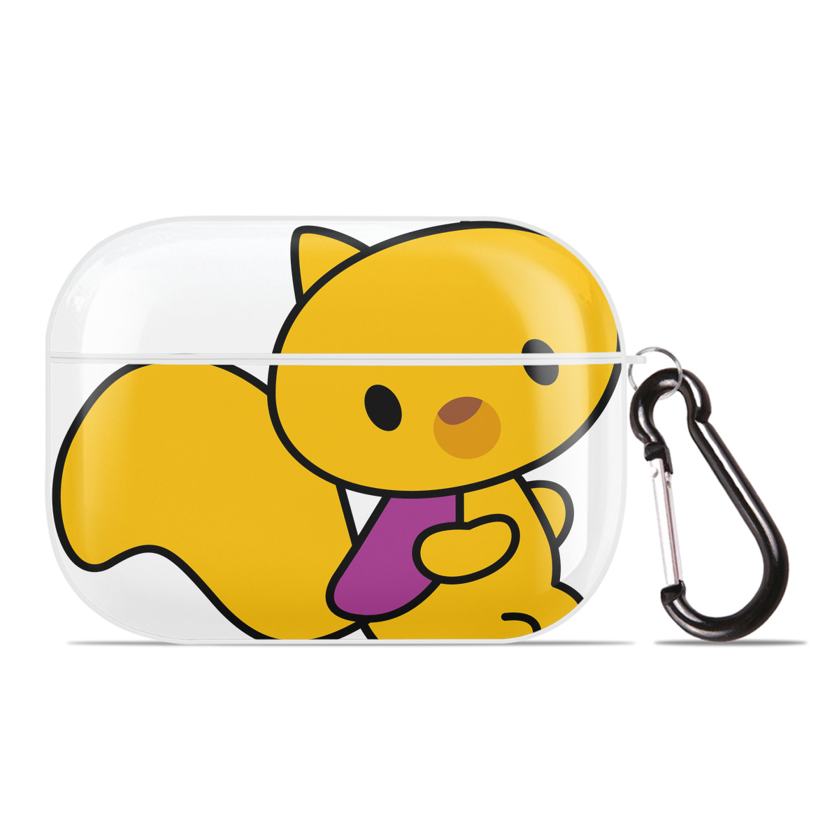 （画像用） Hello Kitty ハローキティ 【AirPods Pro用】ハードシェル保護ケース 耐衝撃・防指紋・カラビナ付き商品仕様