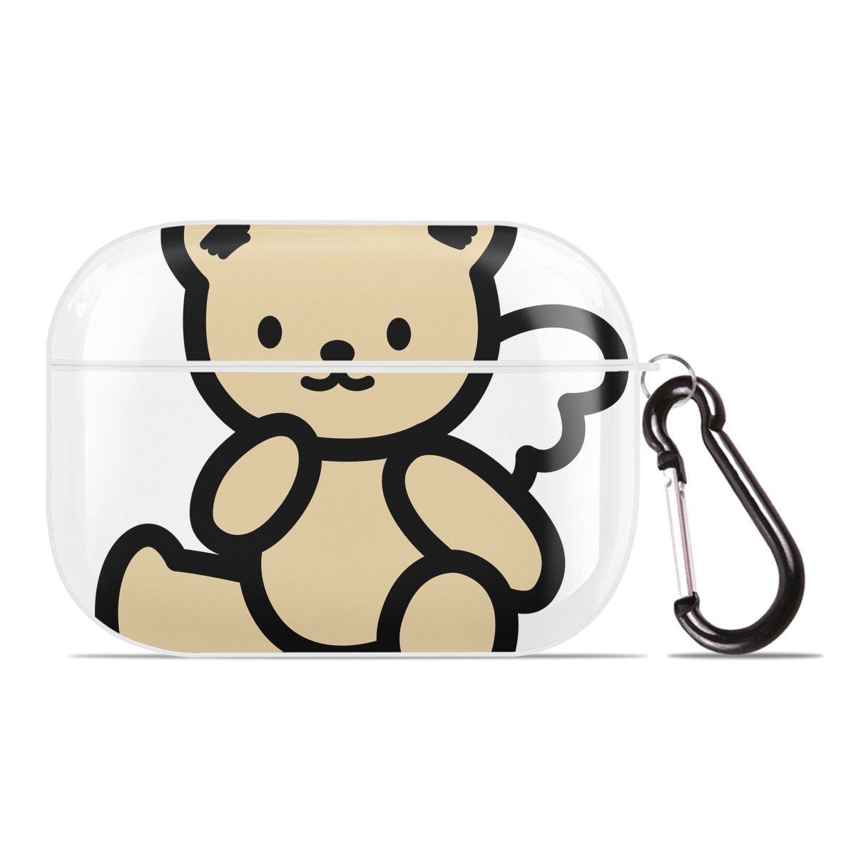 （画像用） Hello Kitty ハローキティ 【AirPods Pro用】ハードシェル保護ケース 耐衝撃・防指紋・カラビナ付き商品仕様