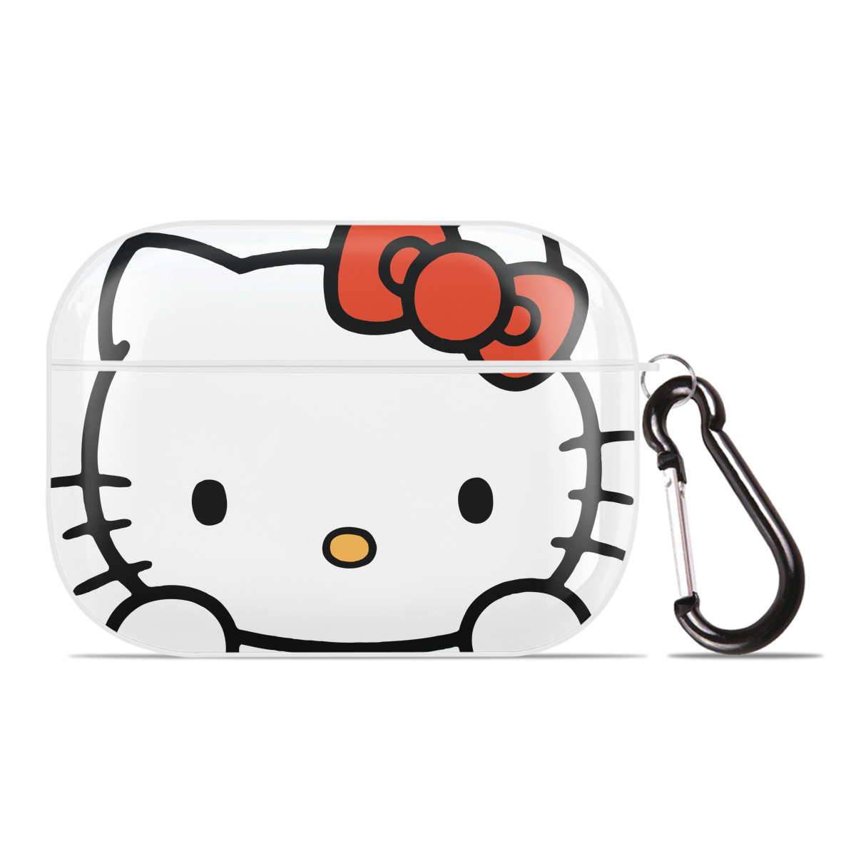 （画像用） Hello Kitty ハローキティ 【AirPods Pro用】ハードシェル保護ケース 耐衝撃・防指紋・カラビナ付き商品仕様