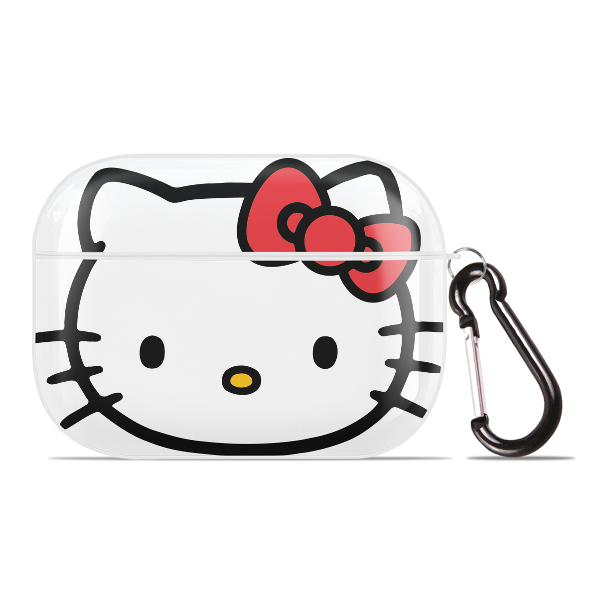（画像用） Hello Kitty ハローキティ 【AirPods Pro用】ハードシェル保護ケース 耐衝撃・防指紋・カラビナ付き商品仕様