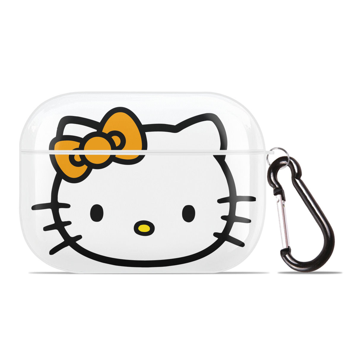 （画像用） Hello Kitty ハローキティ 【AirPods Pro用】ハードシェル保護ケース 耐衝撃・防指紋・カラビナ付き商品仕様