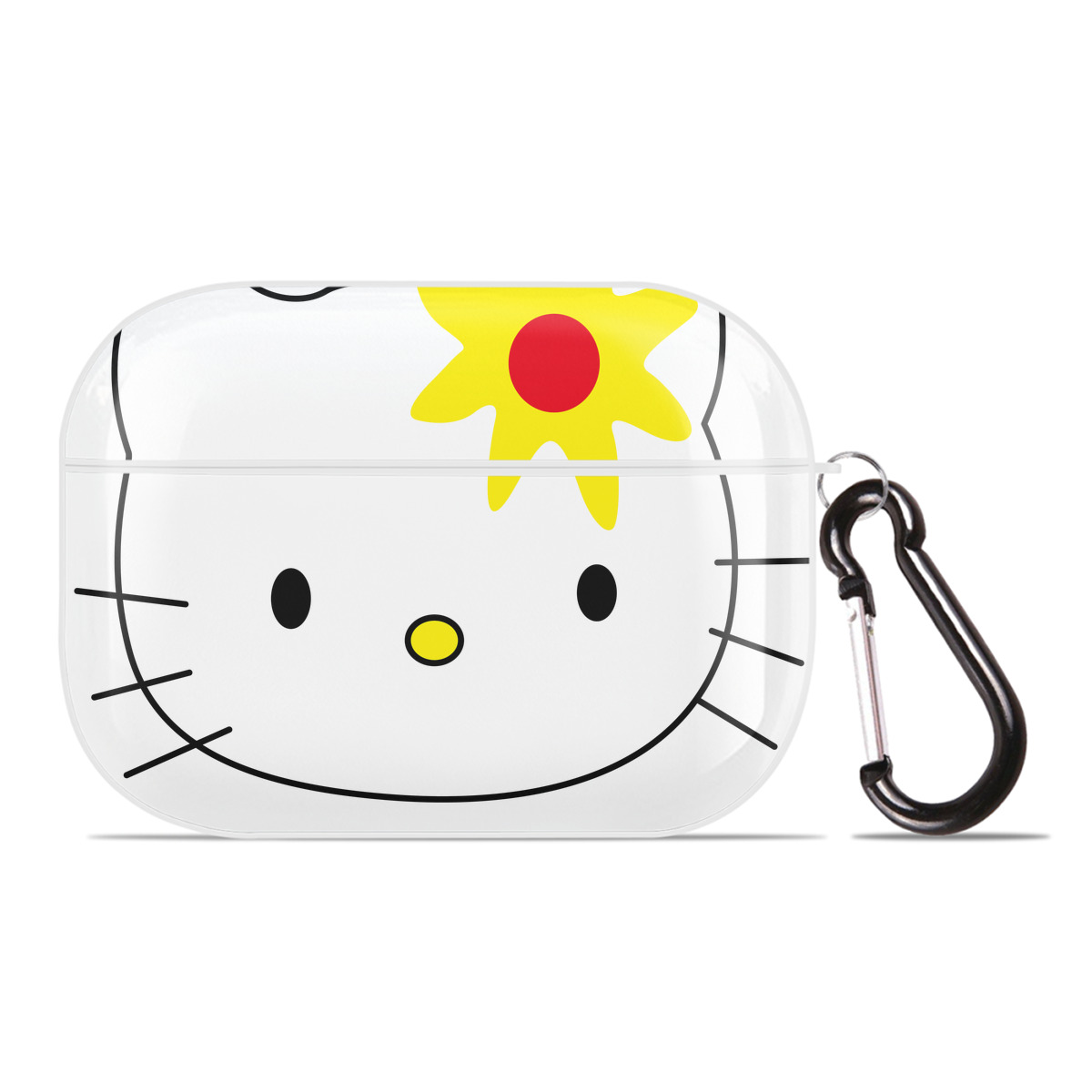 （画像用） Hello Kitty ハローキティ 【AirPods Pro用】ハードシェル保護ケース 耐衝撃・防指紋・カラビナ付き商品仕様