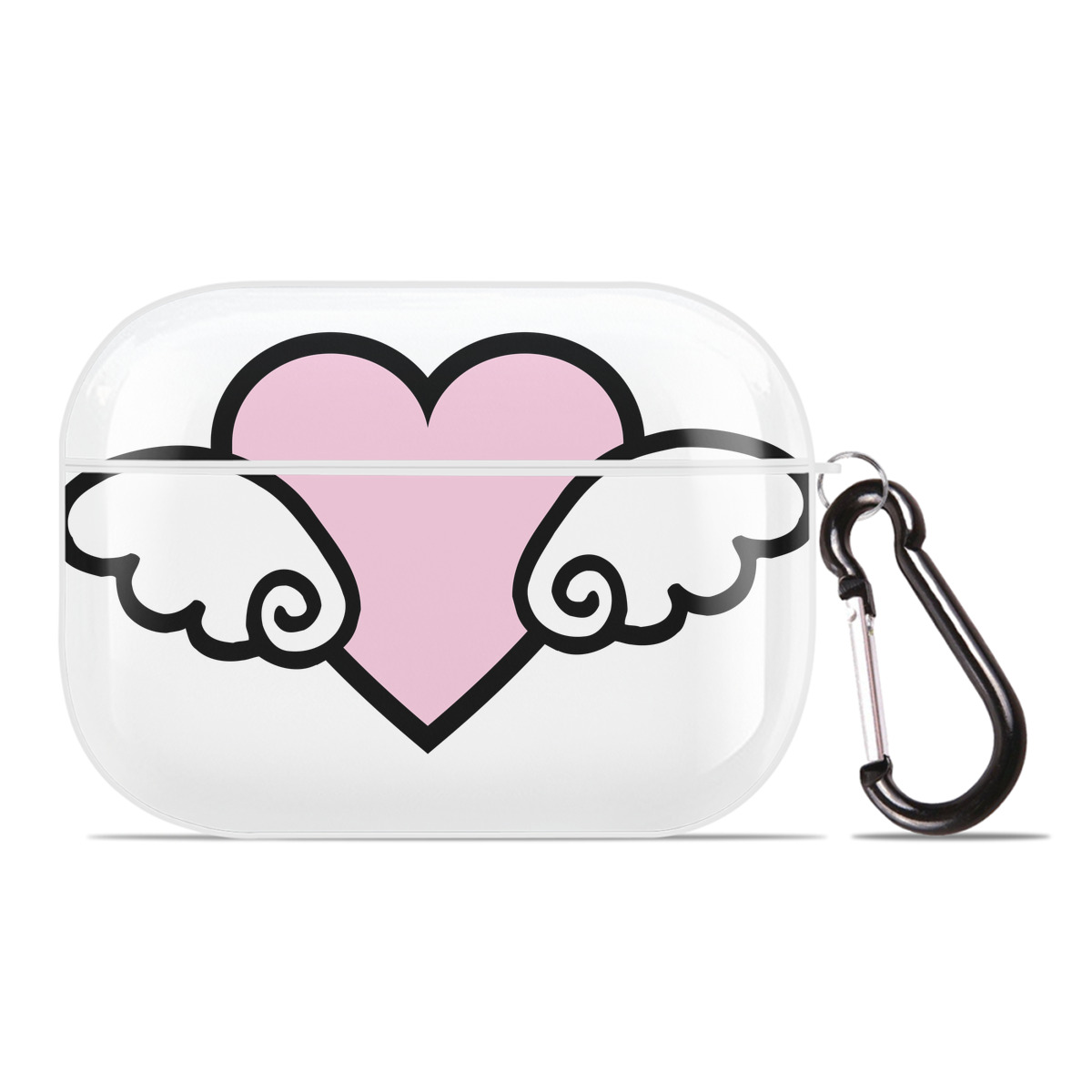 （画像用） Hello Kitty ハローキティ 【AirPods Pro用】ハードシェル保護ケース 耐衝撃・防指紋・カラビナ付き商品仕様