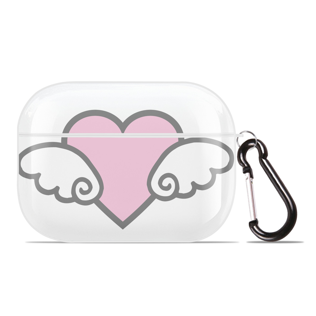 （画像用） Hello Kitty ハローキティ 【AirPods Pro用】ハードシェル保護ケース 耐衝撃・防指紋・カラビナ付き商品仕様