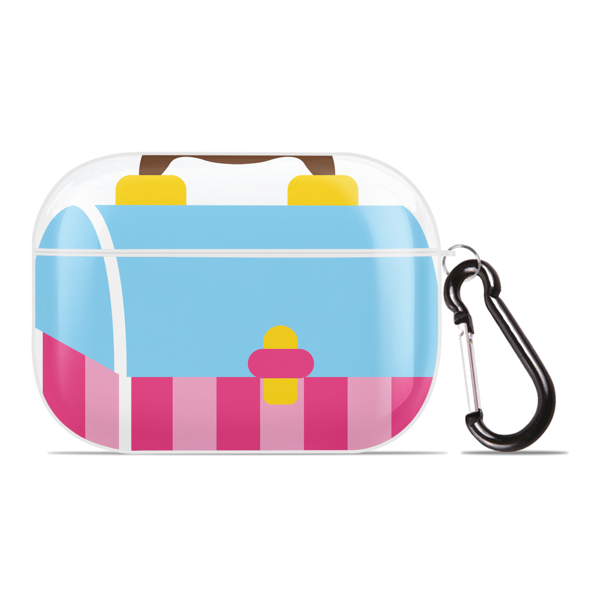 （画像用） Hello Kitty ハローキティ 【AirPods Pro用】ハードシェル保護ケース 耐衝撃・防指紋・カラビナ付き商品仕様