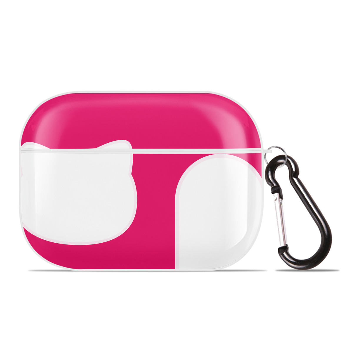 （画像用） Hello Kitty ハローキティ 【AirPods Pro用】ハードシェル保護ケース 耐衝撃・防指紋・カラビナ付き商品仕様