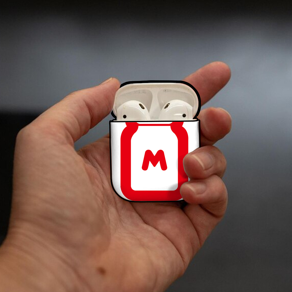 Hello Kitty ハローキティ AirPods 第2世代保護ケース ハードシェル ブラック 耐衝撃・防指紋・カラビナ付き
