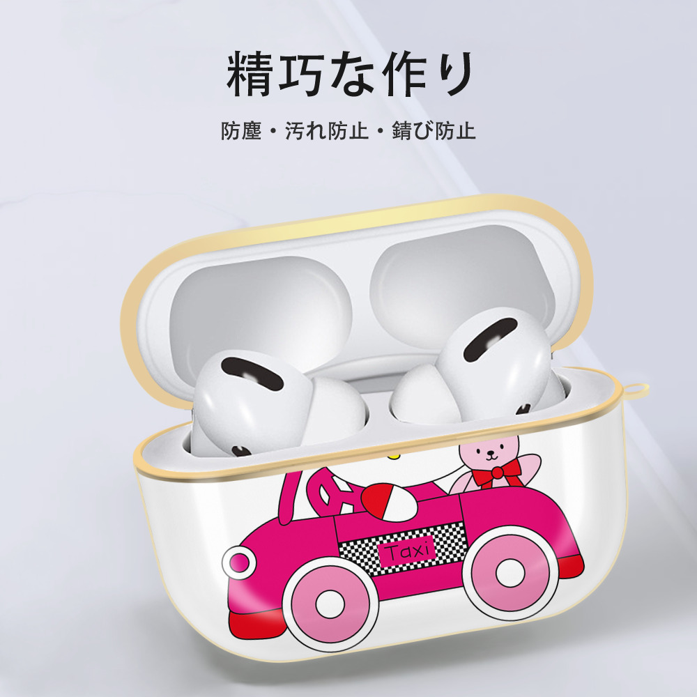 Hello Kitty ハローキティ 【AirPods Pro用】ハードシェル保護ケース｜耐衝撃・防指紋・カラビナ付き商品仕様