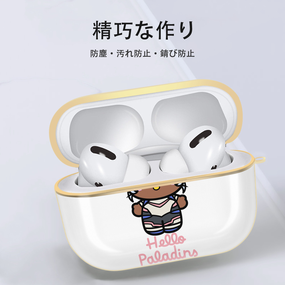 Hello Kitty ハローキティ 【AirPods Pro用】ハードシェル保護ケース｜耐衝撃・防指紋・カラビナ付き商品仕様