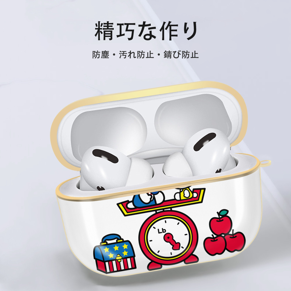 Hello Kitty ハローキティ 【AirPods Pro用】ハードシェル保護ケース｜耐衝撃・防指紋・カラビナ付き商品仕様