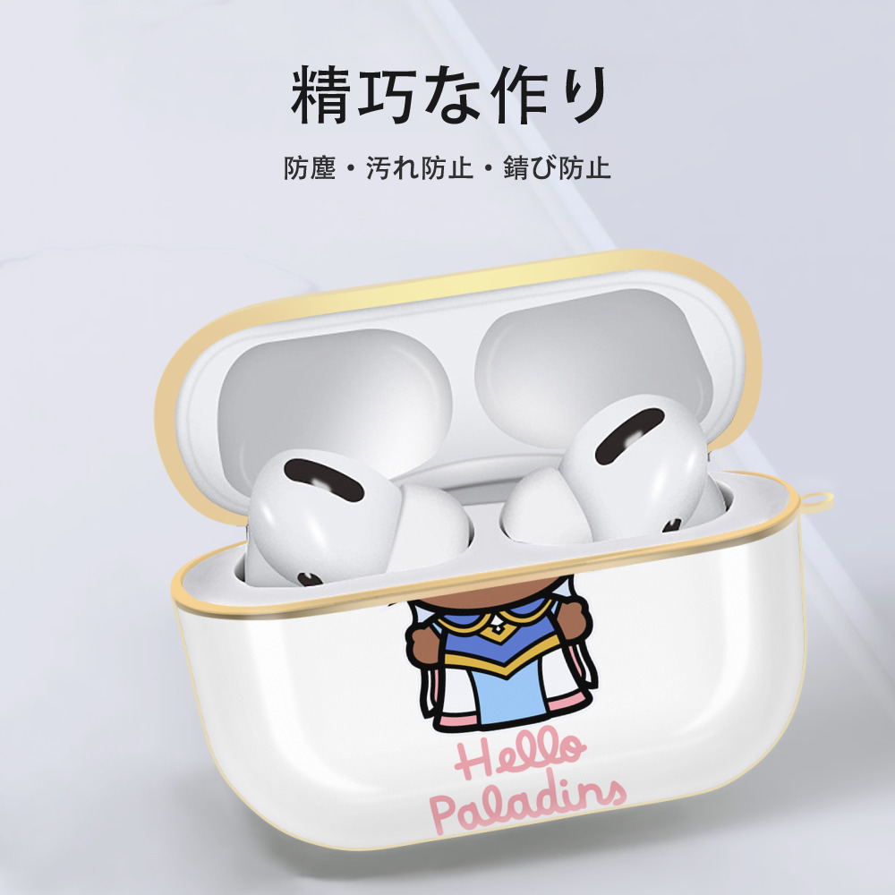 Hello Kitty ハローキティ 【AirPods Pro用】ハードシェル保護ケース｜耐衝撃・防指紋・カラビナ付き商品仕様