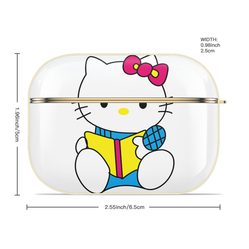 Hello Kitty ハローキティ 【AirPods Pro用】ハードシェル保護ケース｜耐衝撃・防指紋・カラビナ付き商品仕様