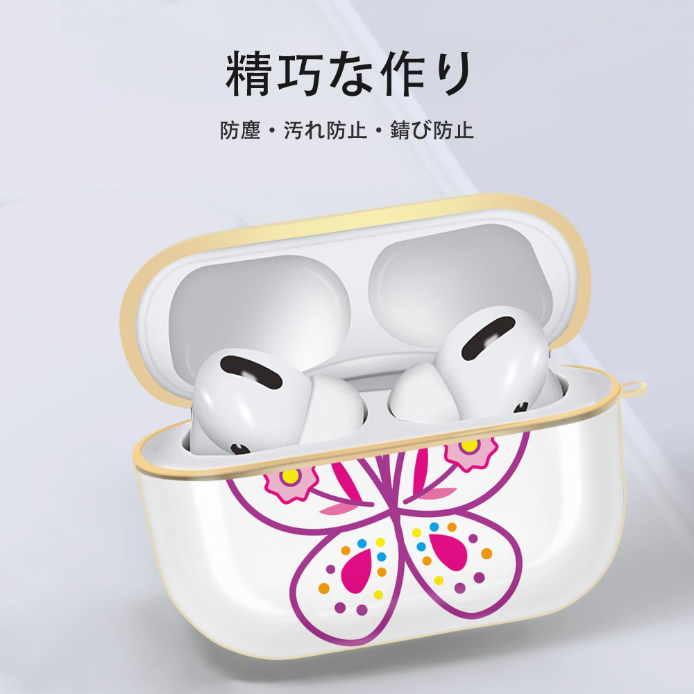 Hello Kitty ハローキティ 【AirPods Pro用】ハードシェル保護ケース｜耐衝撃・防指紋・カラビナ付き商品仕様